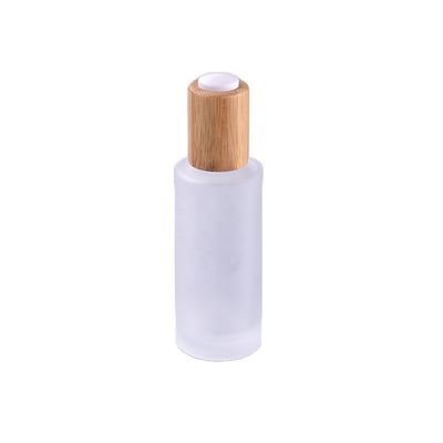 косметические упаковывая контейнеры 18/410 30ml с крышкой 112 x 75mm капельницы сыворотки бамбуковой