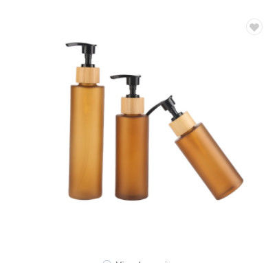 бутылки эфирного масла 200ml 24mm косметические Амбер стеклянные раздражают 24/410 3.4oz