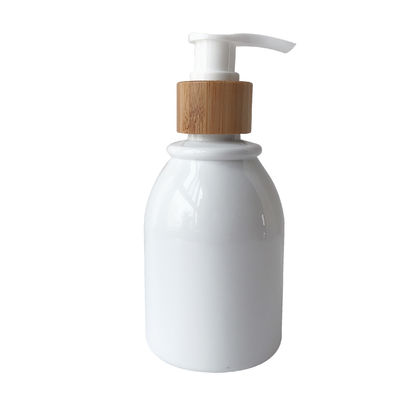 косметика 200ml 8oz пластиковая разливает стеклянные опарникы по бутылкам 20/410 20mm бамбуковых закрытий