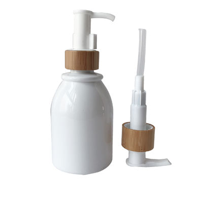 косметика 200ml 8oz пластиковая разливает стеклянные опарникы по бутылкам 20/410 20mm бамбуковых закрытий
