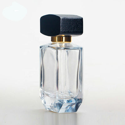 пустые стеклянные флаконы духов 30ml 28MM 28/400 квадратных деревянных крышек