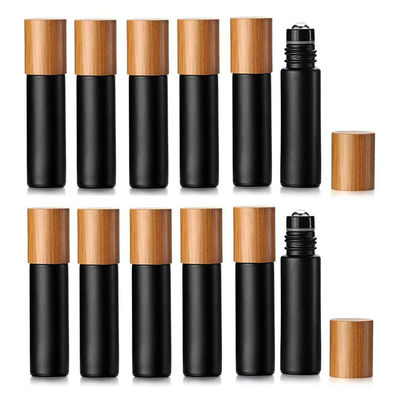 эфирное масло 10ml 22/400 разливает бамбуковые бутылки по бутылкам ролика крышки 22mm ясные стеклянные
