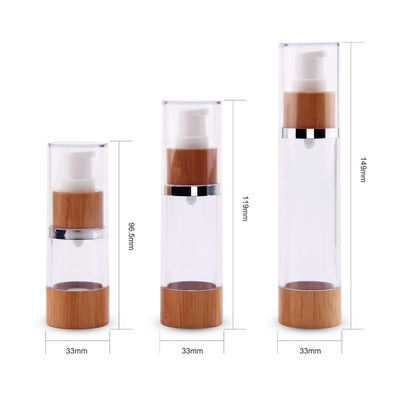 насос 0.5oz 30ml безвоздушный разливает 33/410 косметических упаковывая 33mm по бутылкам