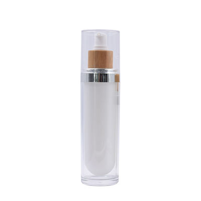 косметика 40ml 100g безвоздушная стеклянная разливает увлажнители по бутылкам безвоздушные опарникы насоса приглаживают закрытие