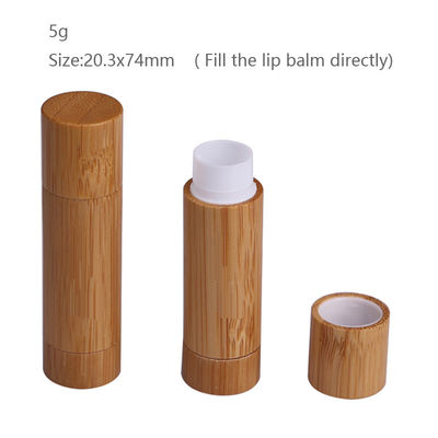 Пластиковые Compostable трубки 0.15oz 4.5g 74mm контейнеров олова бальзама губы