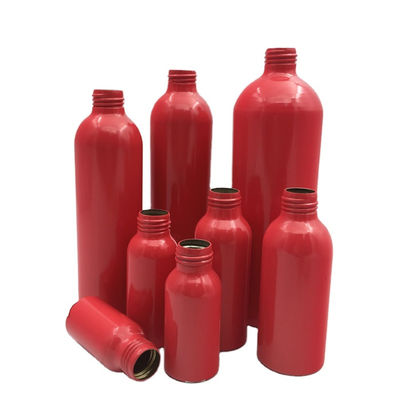 Бутылки 3.4oz 100ml 24mm красное 24/410 брызг насоса давления красные алюминиевые