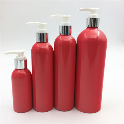 Бутылки 3.4oz 100ml 24mm красное 24/410 брызг насоса давления красные алюминиевые