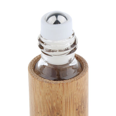 косметика 2,8 дюймов 5ml пустая разливает бамбуковый косметический упаковывая SGS по бутылкам ролика масла