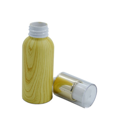 бамбуковые косметические контейнеры 200ml 18/400 безвоздушных опарников 18mm сливк насоса