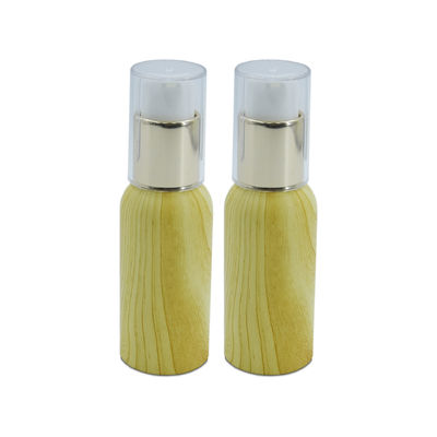 бамбуковые косметические контейнеры 200ml 18/400 безвоздушных опарников 18mm сливк насоса