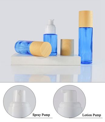голубое эфирное масло 110ml разливает 37/415 37mm косметические стеклянные опарникы по бутылкам с крышками