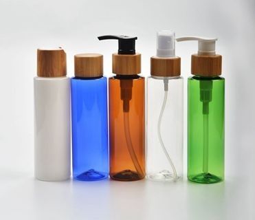 Опарникы бутылок 4 Oz 120ml 500ml 10in пластиковые косметические с крышками ссыпают 63mm