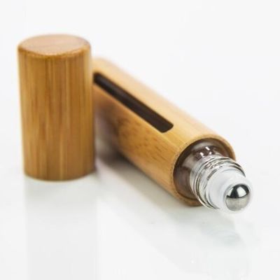 капельница ролика 22 400 10ml бамбуковая стеклянная разливает по бутылкам с пипеткой 22mm